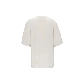 Men”s Balenciaga Alphabet Logo Short Sleeve Gray White 641614TJVA99054 Men”s Balenciaga Alphabet Logo Short Sleeve Gray White 641614TJVA99054