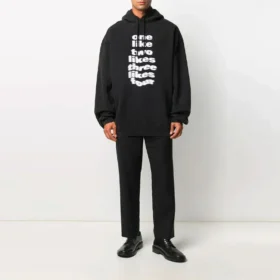 Men”s Balenciaga Alphabet Printing Casual Black 641679TJV931070 Men”s Balenciaga Alphabet Printing Casual Black 641679TJV931070