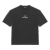 Men”s Balenciaga Alphabet Printing Short Sleeve Black 612966TJVD91034