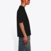Men”s Balenciaga Alphabet Printing Short Sleeve Black 612966TJVD91034