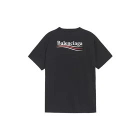 Men”s Balenciaga Alphabet Printing Short Sleeve Black 641675TIV521070 Men”s Balenciaga Alphabet Printing Short Sleeve Black 641675TIV521070