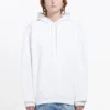 Men”s Balenciaga Back Alphabet hooded Long Sleeves White 556113TAV379000