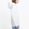 Men”s Balenciaga Back Alphabet hooded Long Sleeves White 556113TAV379000