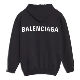 Men”s Balenciaga Back Large Logo Printing Black 556143TAV371000 Men”s Balenciaga Back Large Logo Printing Black 556143TAV371000