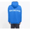 Men”s Balenciaga Back Logo Alphabet Printing Blue 570811THV798077