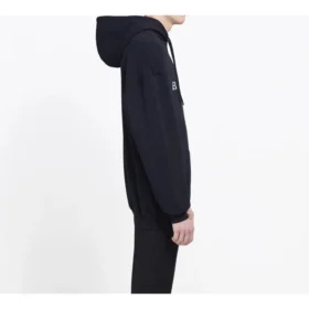 Men”s Balenciaga BB Chest Logo Printing Black 556143TDV521000
