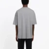 Men”s Balenciaga BB Logo Printing Short Sleeve Gray 544271TCV251300