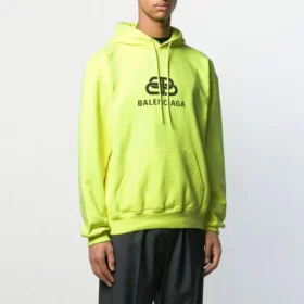 Men”s Balenciaga BB Printing Back Yellow 583215TFV617050 Men”s Balenciaga BB Printing Back Yellow 583215TFV617050