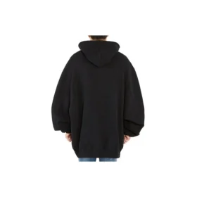Men”s Balenciaga Black Slogan Printing Black 641679TJV771000 Men”s Balenciaga Black Slogan Printing Black 641679TJV771000