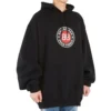 Men”s Balenciaga Black Slogan Printing Black 641679TJV771000