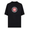 Men”s Balenciaga BLogo Printing Short Sleeve Black 612966TJVD61000