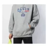 Men”s Balenciaga Chest Logo Crown Gray 570811TGV681300