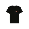 Men”s Balenciaga Chest Logo Printing Round Neck Short Sleeve Black 620967TIV791000