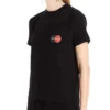 Men”s Balenciaga Chest Logo Printing Round Neck Short Sleeve Black 620967TIV791000
