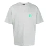 Men”s Balenciaga Chest Logo Printing Short Sleeve Gray 594579THV631300