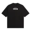 Men”s Balenciaga Crew Alphabet Printing Short Sleeve Black 620969TIV741070