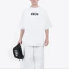 Men”s Balenciaga Crew Alphabet Printing Short Sleeve White 620969TIV749040