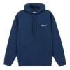 Men”s Balenciaga Fleece Lined Loose Version hooded Long Sleeves Blue 570811TJV854866