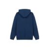 Men”s Balenciaga Fleece Lined Loose Version hooded Long Sleeves Blue 570811TJV854866