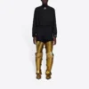Men”s Balenciaga FW21 Alphabet Long Sleeves Sports Black 661749444B81077