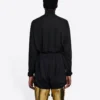 Men”s Balenciaga FW21 Alphabet Long Sleeves Sports Black 661749444B81077