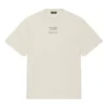 Men”s Balenciaga FW21 Alphabet Printing Short Sleeve Beige 651795TJV909054
