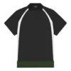 Men”s Balenciaga FW21 Casual Double Layer Sports Short Sleeve Polo Shirt Black 661507TKVA51042