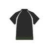 Men”s Balenciaga FW21 Casual Double Layer Sports Short Sleeve Polo Shirt Black 661507TKVA51042