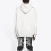 Men”s Balenciaga FW21 Hi My Name Is Alphabet Pattern Long Sleeves White 651799TKVF29081