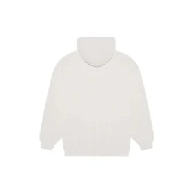 Men”s Balenciaga FW21 Logo Alphabet Printing hooded Long Sleeves Creamy White 570811TIV552970
