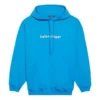 Men”s Balenciaga FW21 Logo hooded Long Sleeves Blue 570811TIV557560