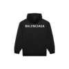 Men”s Balenciaga FW21 Logo Printing Long Sleeves Black 600583TIV841070
