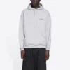 Men”s Balenciaga FW21 Logo Printing Long Sleeves Gray 600583TIV841167