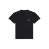 Men”s Balenciaga FW21 Logo Printing Retro Short Sleeve Black 612966TIVG51070
