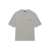 Men”s Balenciaga FW21 Logo Printing Retro Short Sleeve Gray 612966TIVG51167
