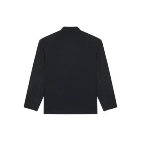 Men”s Balenciaga FW21 Retro Knit Large Jacket Black 662388TAV041000