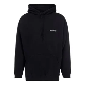 Men”s Balenciaga Hooded Casual Pure Cotton Black 570811TJV851070