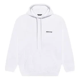 Men”s Balenciaga hooded Casual Pure Cotton White 570811TJV859040