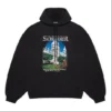 Men”s Balenciaga landscape Loose Hoodie Black 641679TJVH91000