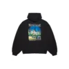 Men”s Balenciaga landscape Loose Hoodie Black 641679TJVH91000