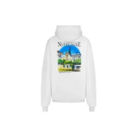Men”s Balenciaga landscape Pattern Loose White 641679TJVH99000 Men”s Balenciaga landscape Pattern Loose White 641679TJVH99000