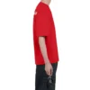 Men”s Balenciaga Large Logo Retro Short Sleeve Red 612966TIVG56540