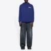 Men”s Balenciaga Logo Printing Classic Navy Blue 600583TIV531195