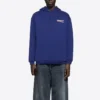 Men”s Balenciaga Logo Printing Classic Navy Blue 600583TIV531195