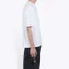 Men”s Balenciaga Logo Printing Cozy Short Sleeve White 612966TIV549040