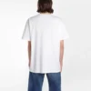 Men”s Balenciaga Logo Printing Round Neck Short Sleeve White 556150TYK239000