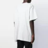Men”s Balenciaga Logo Printing Round Neck Short Sleeve White 583214TFV652569