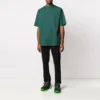 Men”s Balenciaga Logo Printing Short Sleeve Green 570805THV803230