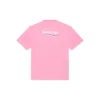 Men”s Balenciaga Logo Printing Short Sleeve Pink 641675TJVF75713