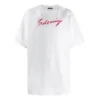 Men”s Balenciaga Logo Printing Short Sleeve White 583214TFV639783